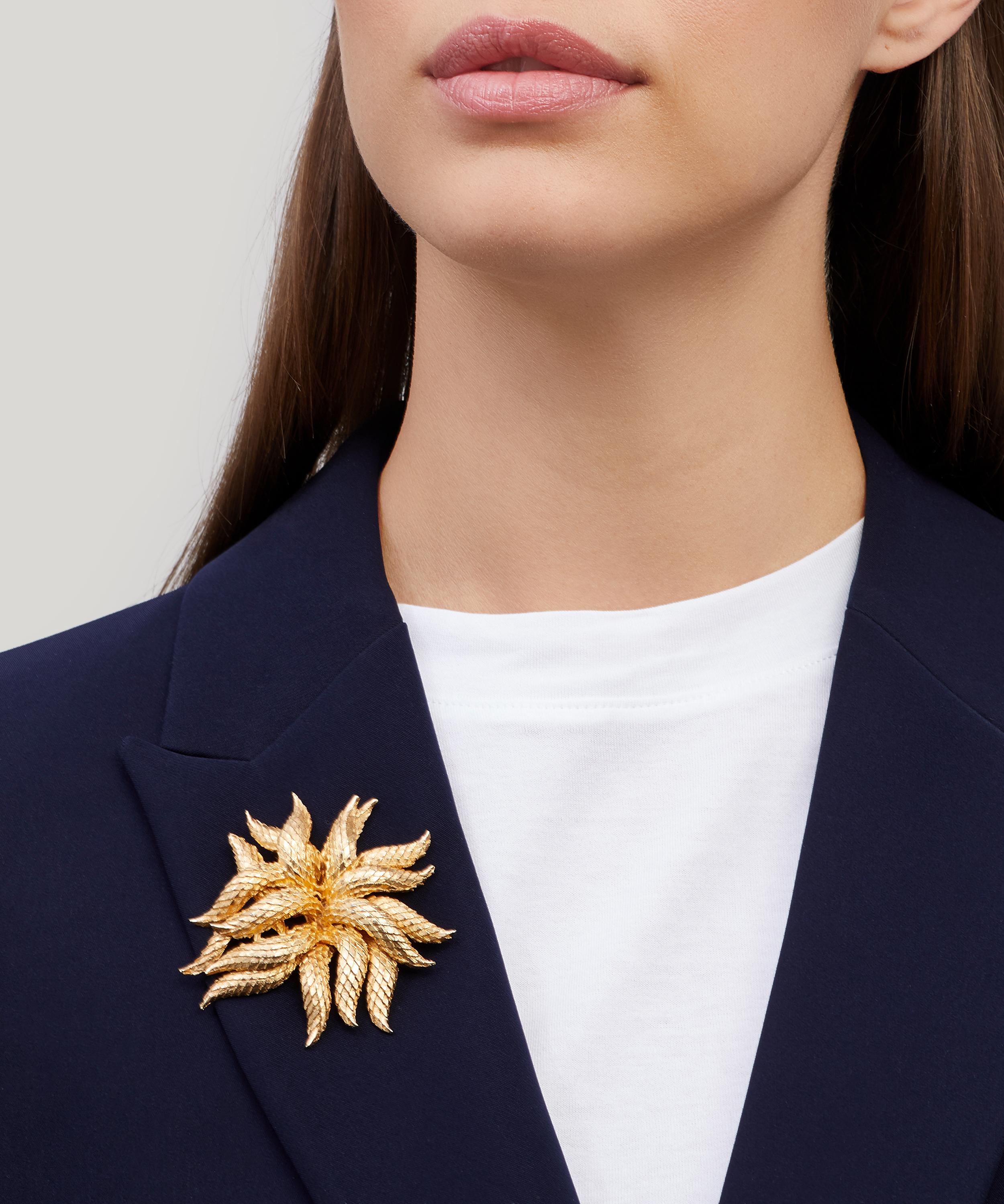 Designer Vintage - 1950s Coro Gilt Starfish Brooch image number 1