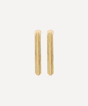 Anissa Kermiche - Gold-Plated Grand Fil d’Argent Drop Earrings image number 2