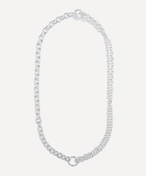 Recycled Sterling Silver Double Chain Necklace