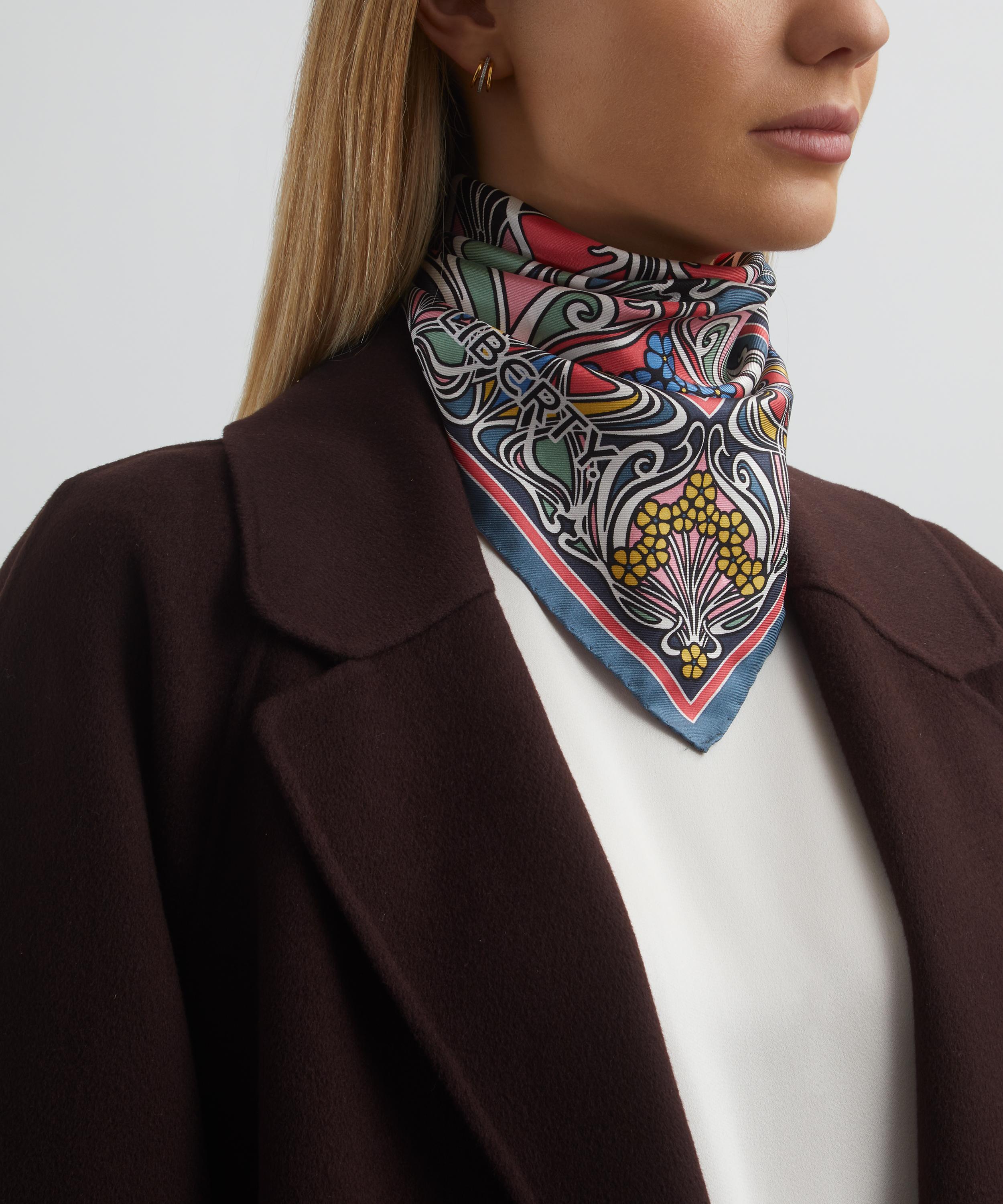 Liberty - Ianthe 45 x 45cm Silk Twill Scarf image number 1