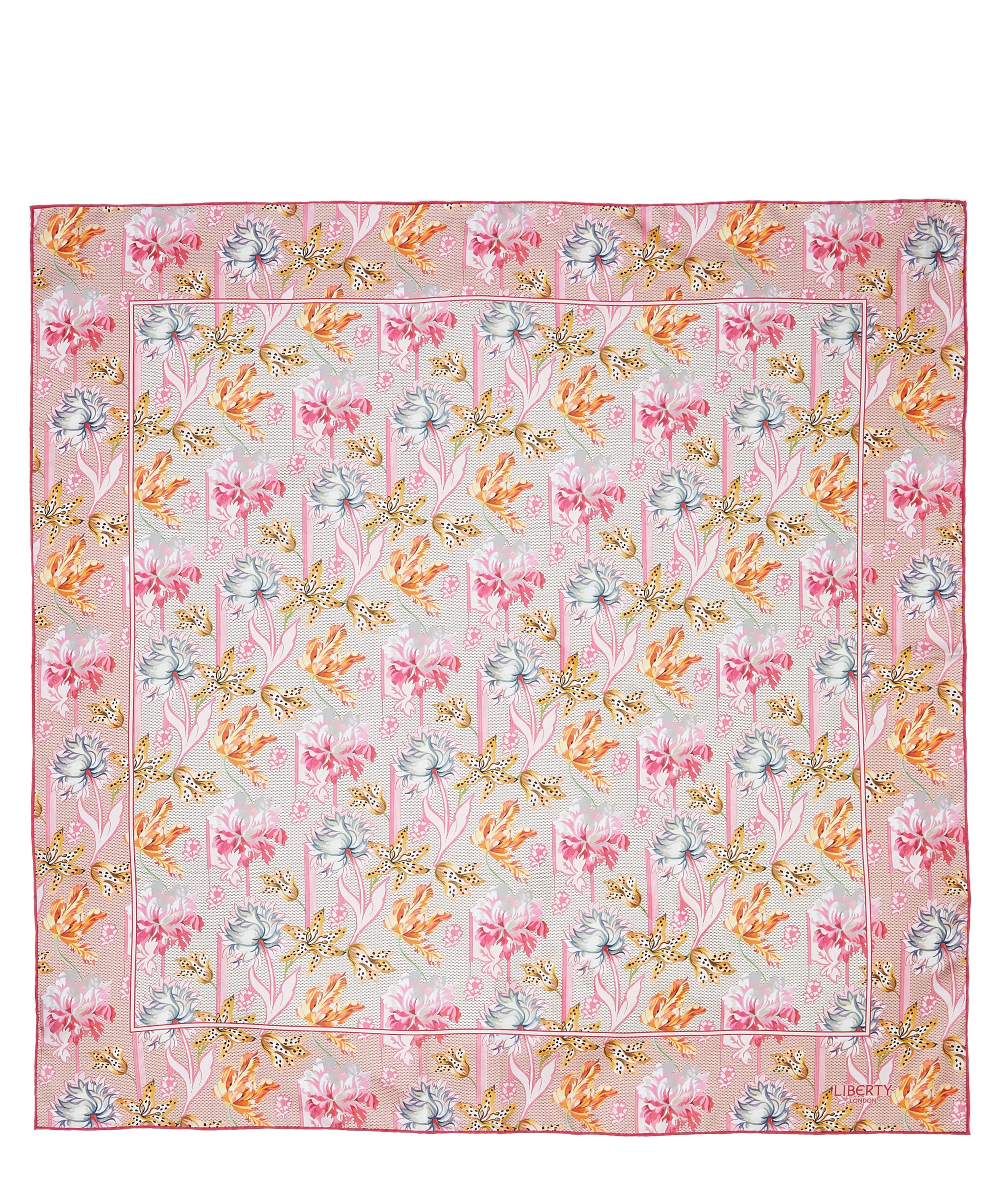 Liberty Bettina 90 x 90cm Silk Twill Scarf | Liberty