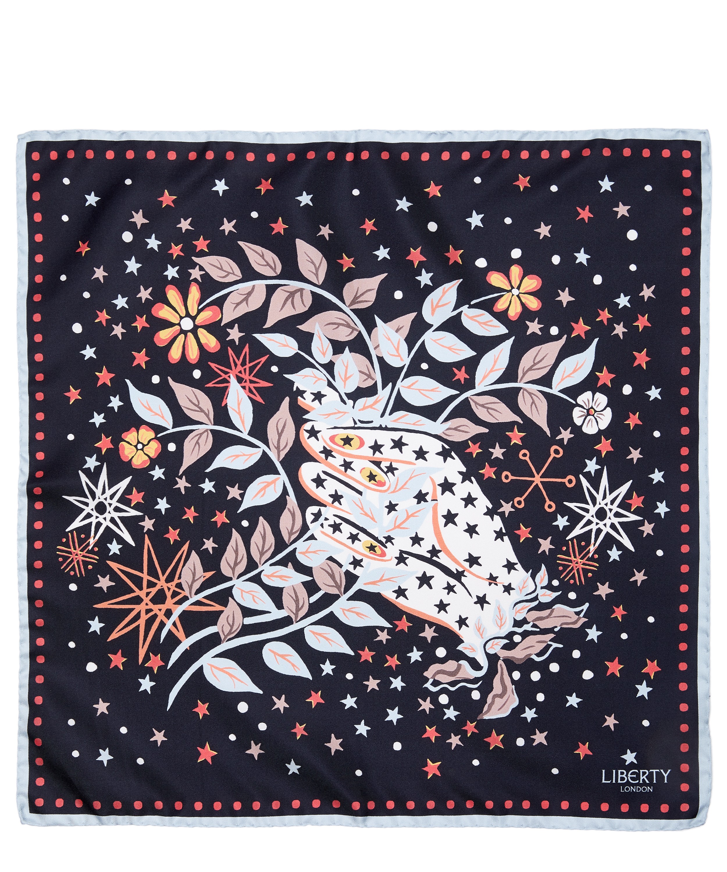 Liberty - Ianthe Valentine 45 x 45cm Silk Twill Scarf image number 0