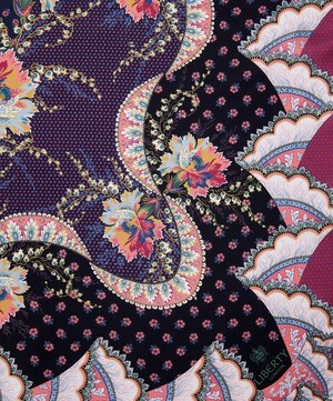 Liberty - Rita and Cecil 90 x 90cm Silk Twill Scarf image number 2