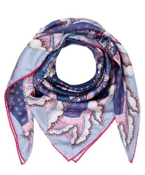 Liberty - Rita and Cecil 90 x 90cm Silk Twill Scarf image number 1