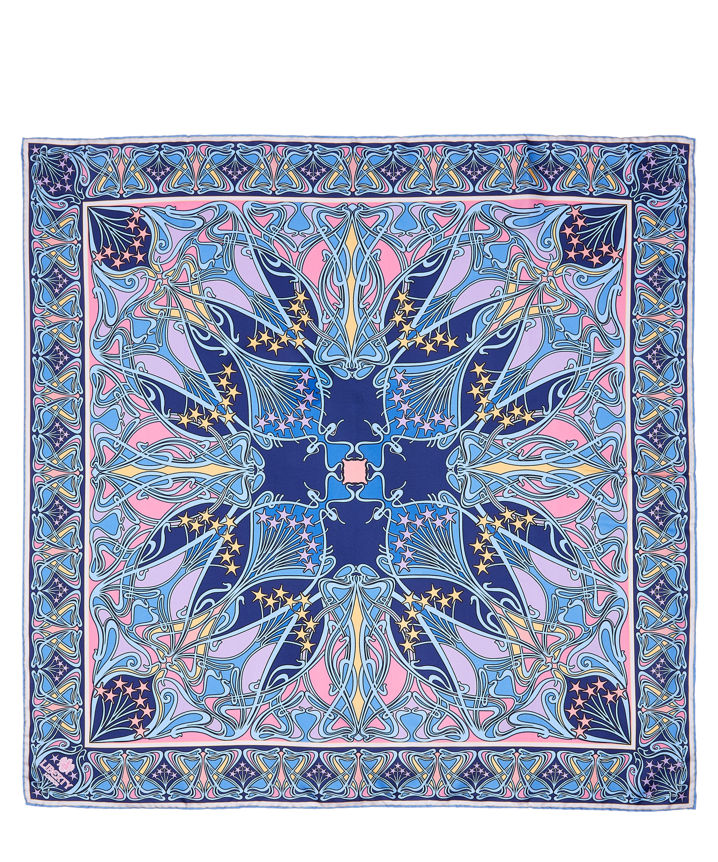 Liberty - Ianthe Star 90 x 90cm Silk Twill Scarf image number 0