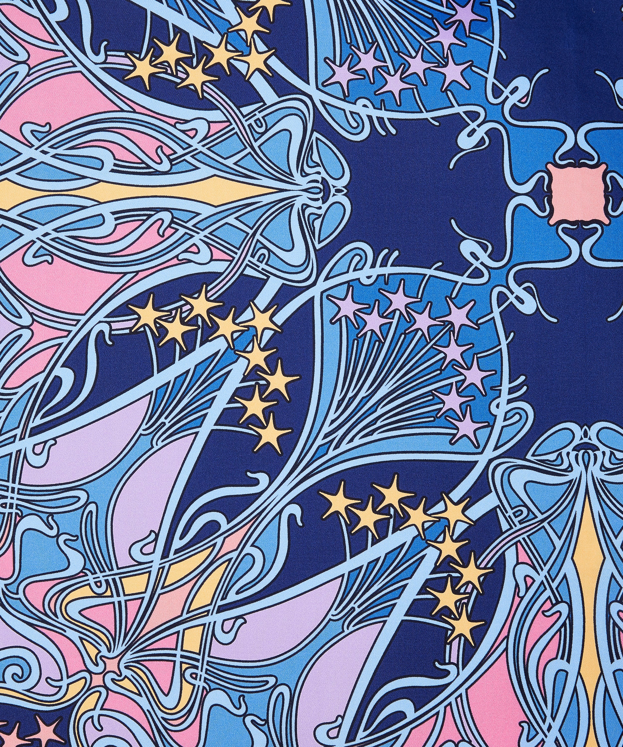 Liberty - Ianthe Star 90 x 90cm Silk Twill Scarf image number 2