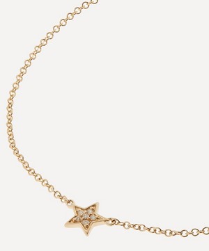 Andrea Fohrman - Gold Mini White Diamond Star Bracelet image number 3