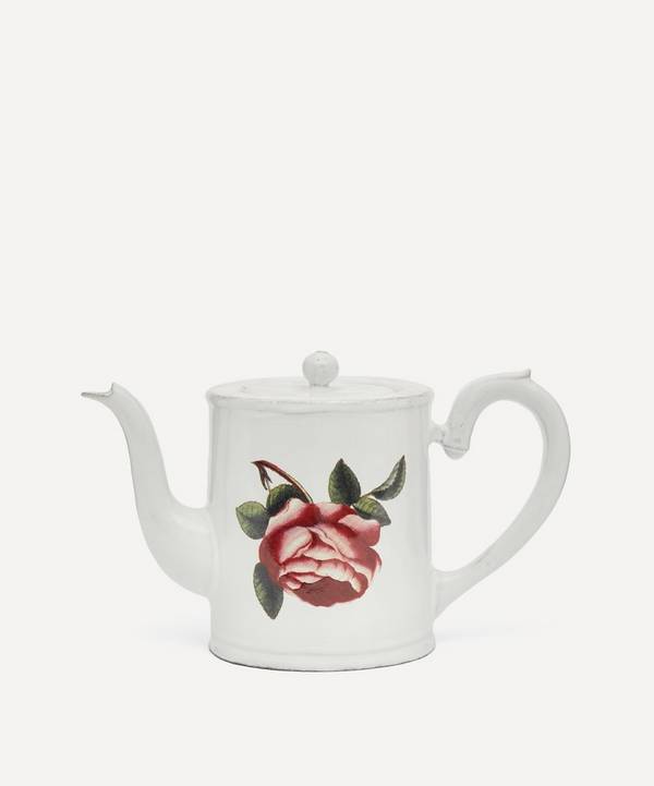 Astier de Villatte - Small Rosa Centilolia Teapot image number 0