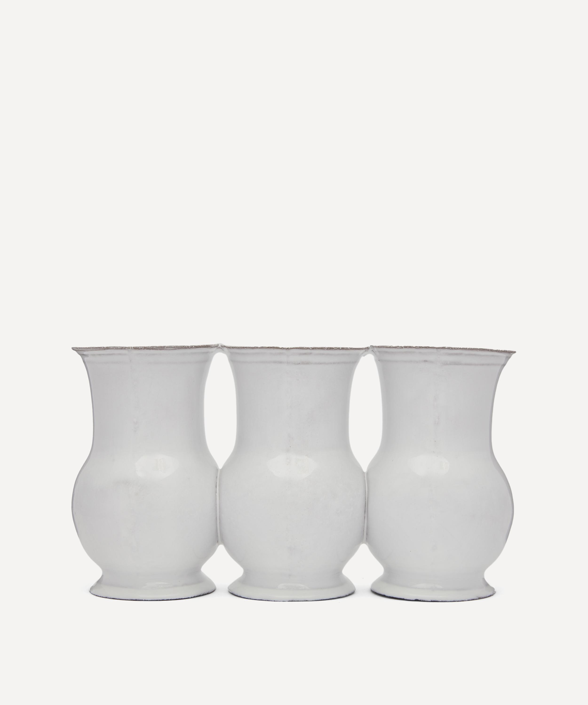 Astier de Villatte - Colbert Triple Vase image number 0