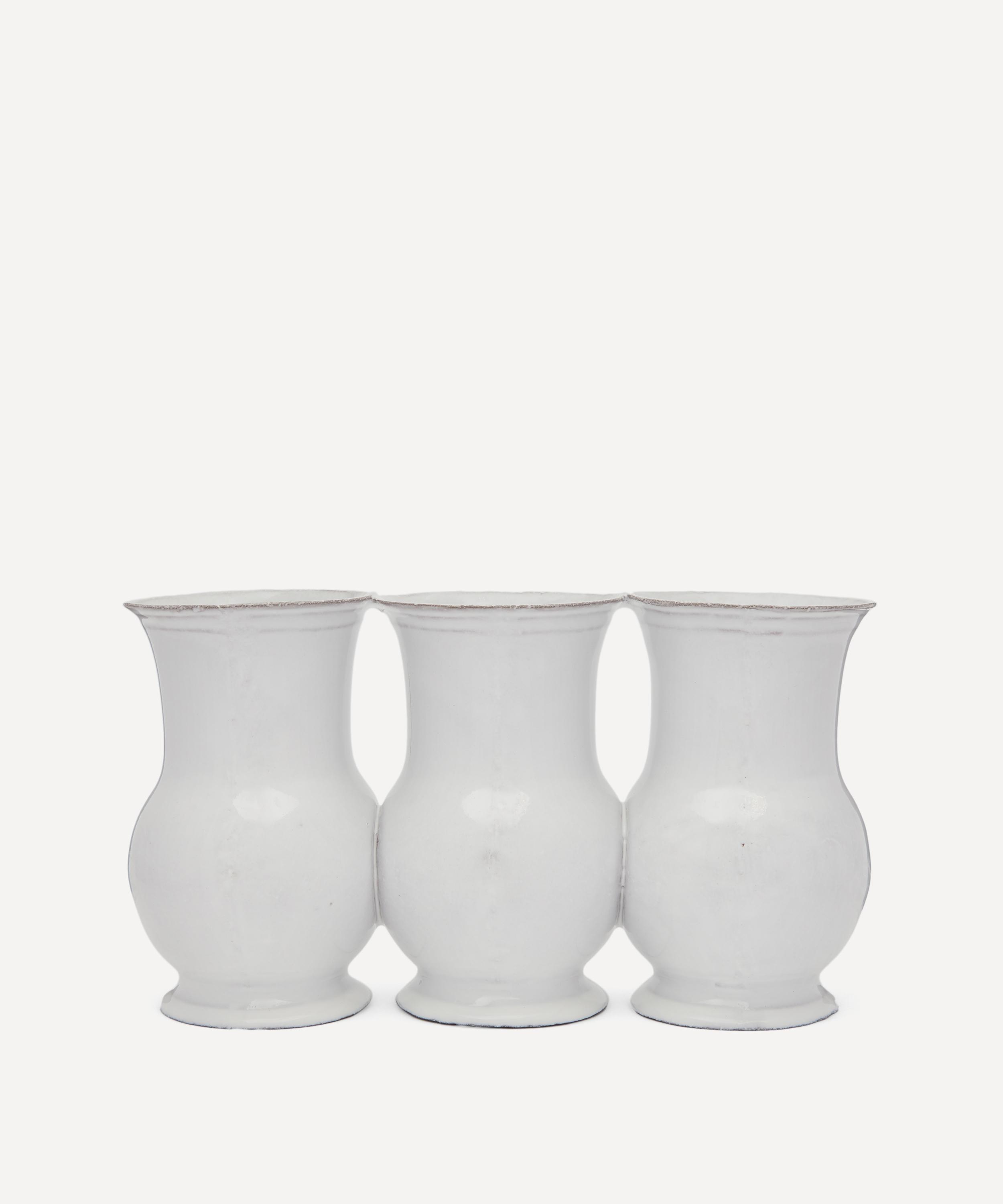 Astier de Villatte - Colbert Triple Vase image number 2