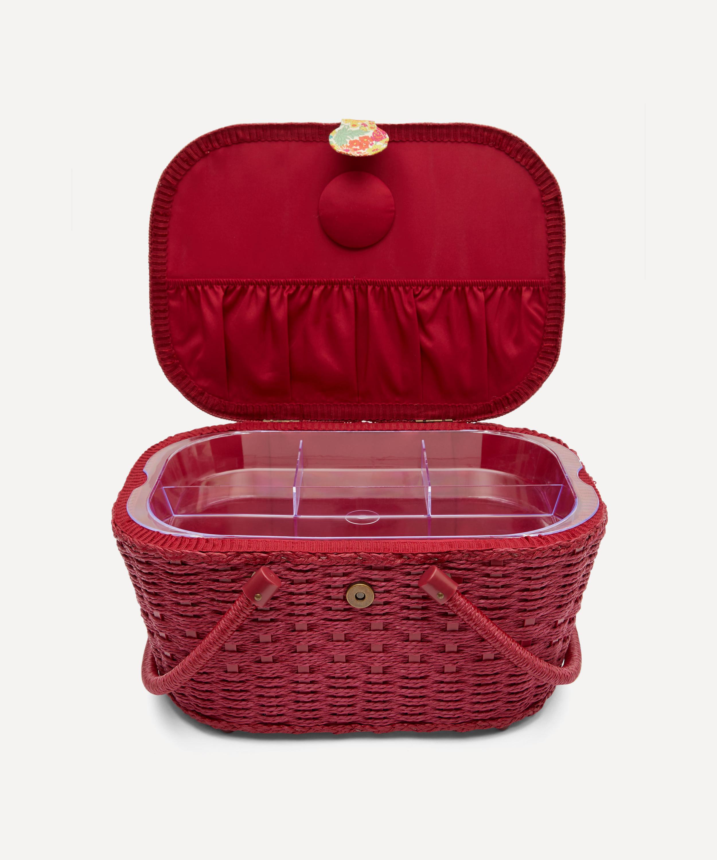 Liberty - Margaret Annie Print Hamper Sewing Basket image number 1