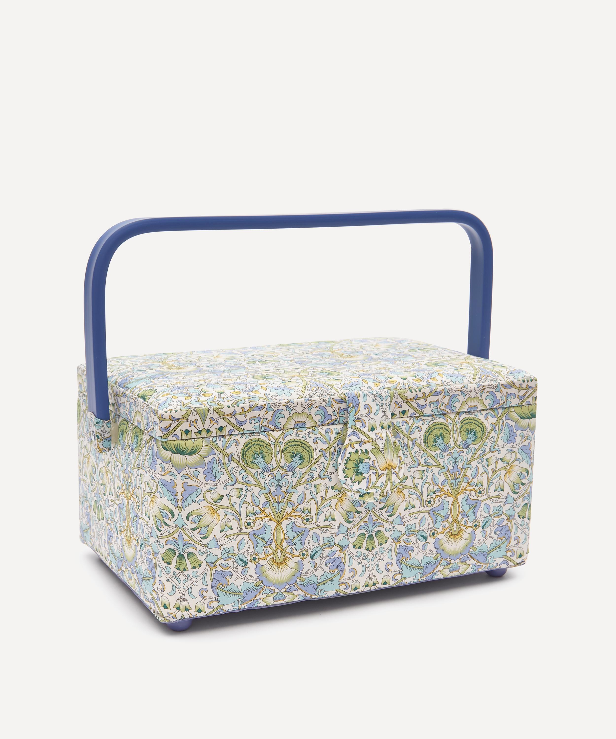 Liberty Lodden Print Square Sewing Box Liberty