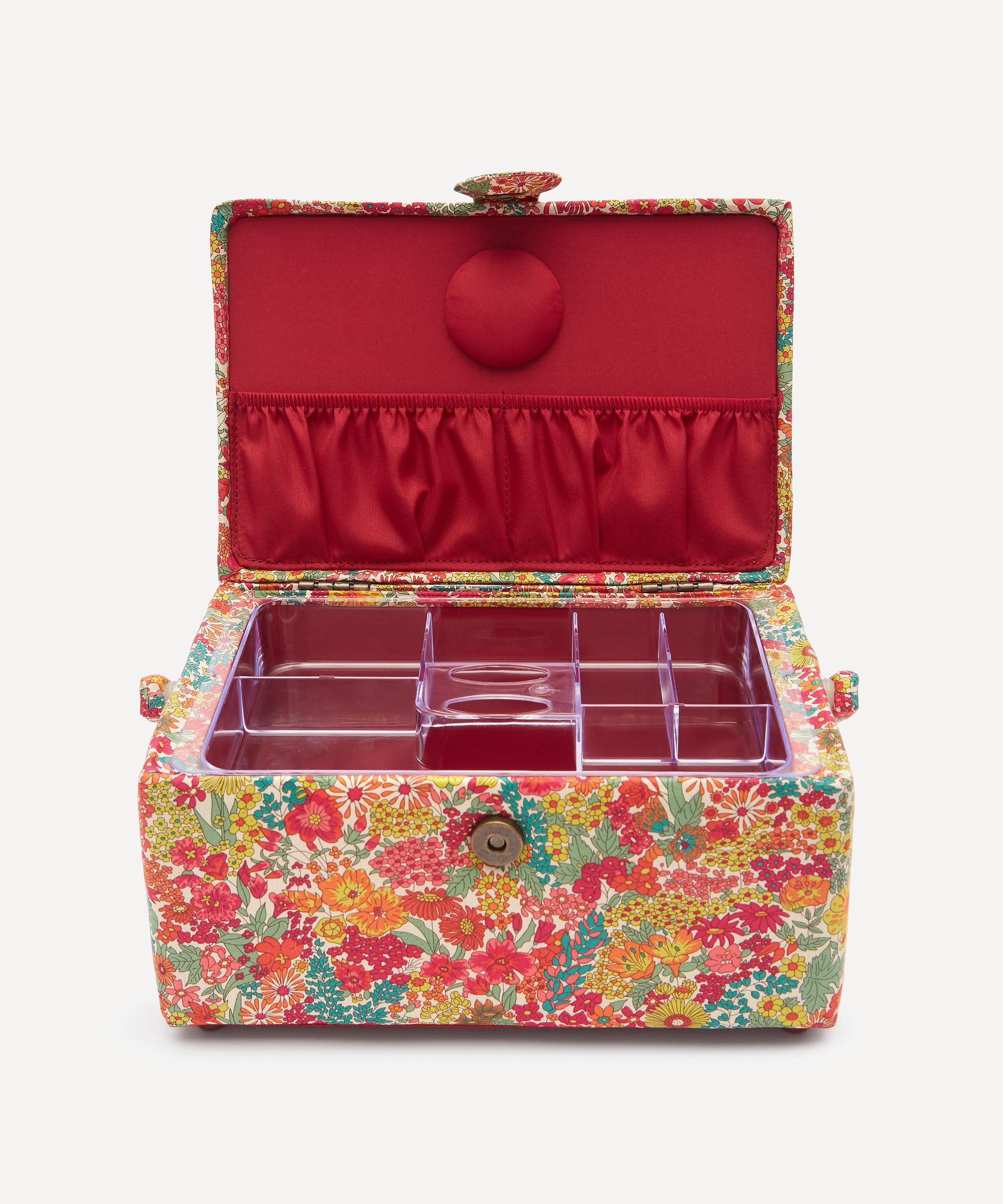 Liberty - Margaret Annie Print Square Sewing Box image number 1