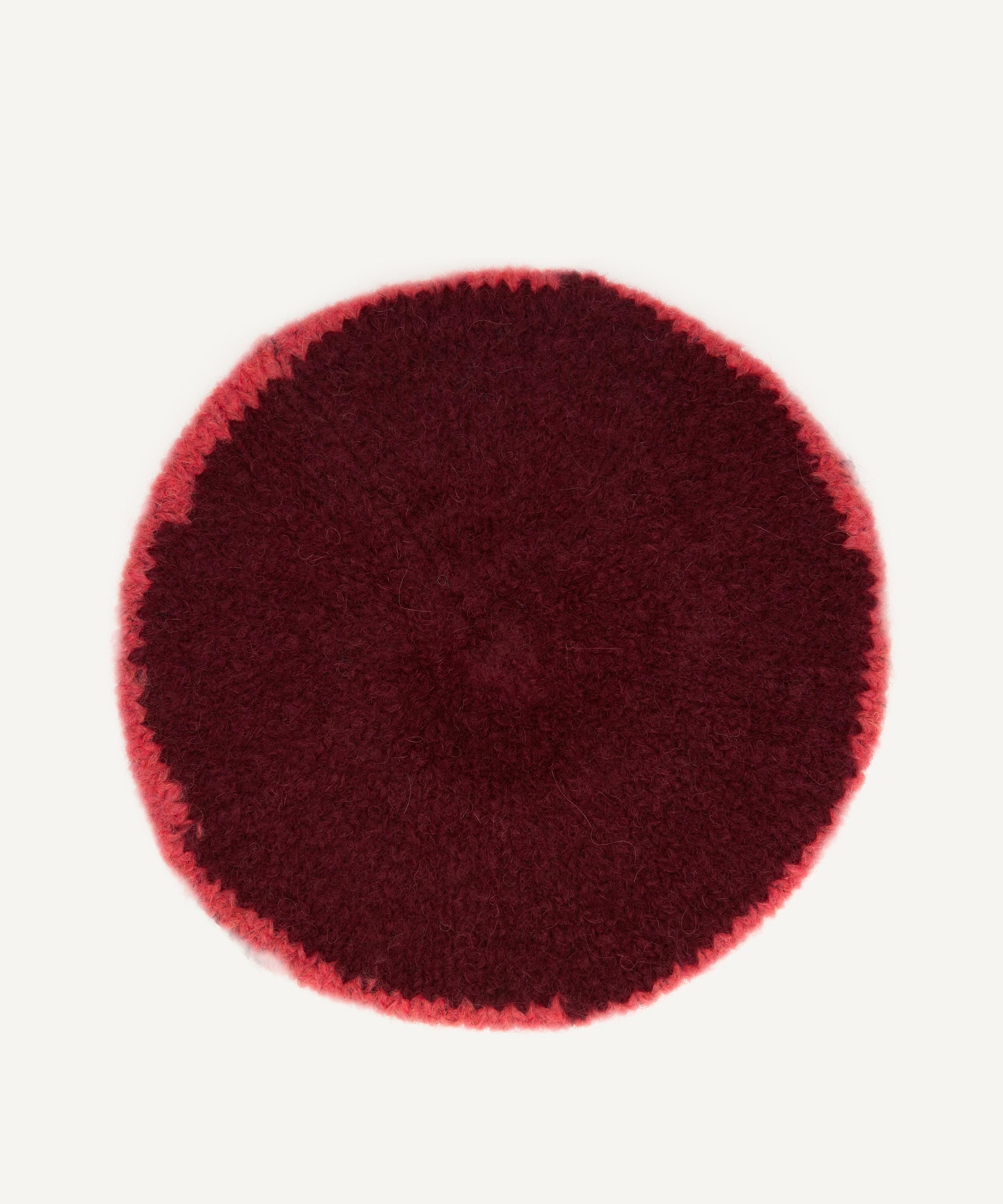 PALOMA WOOL TERE INTARSIA KNITTED BERET 000639127