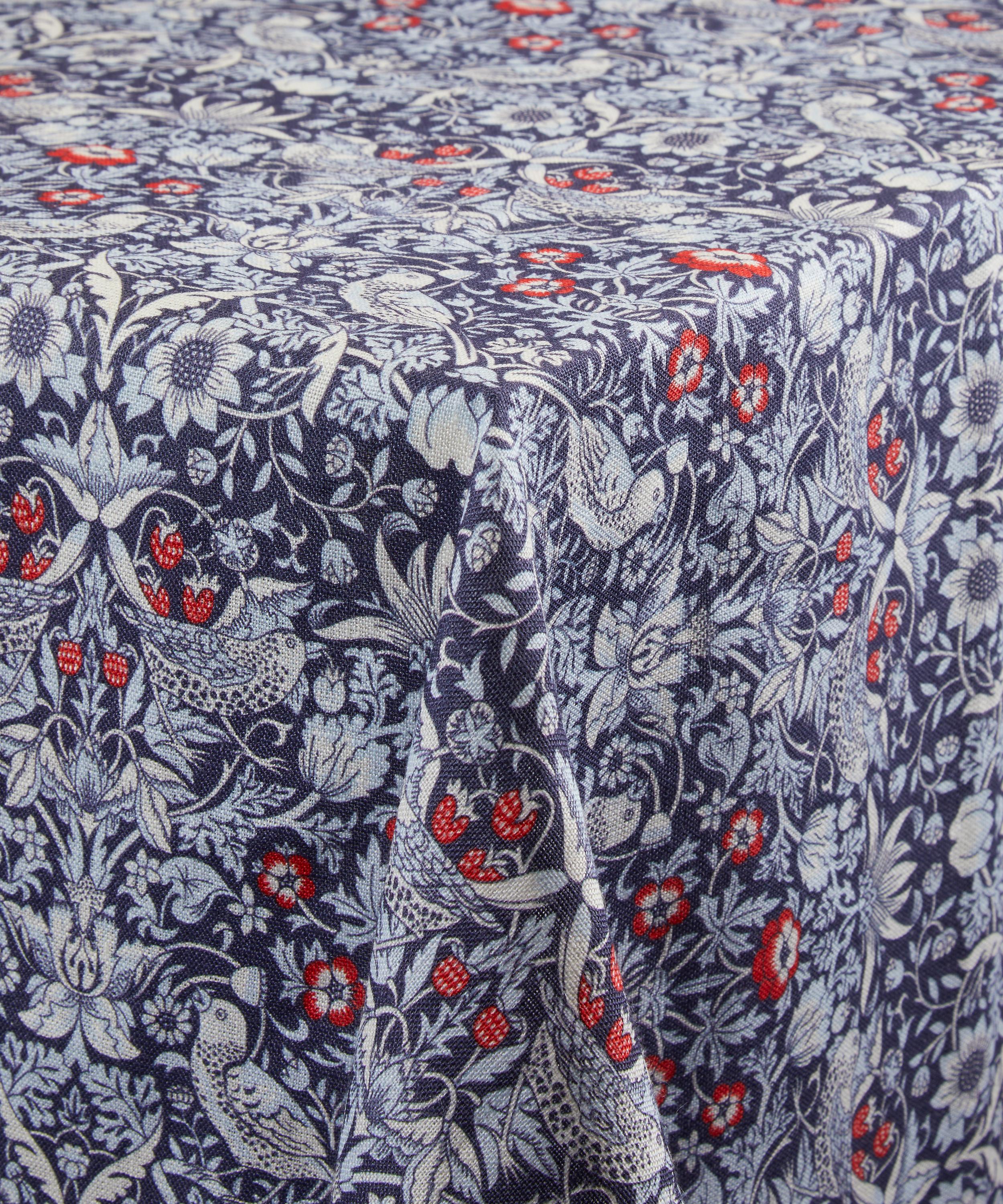 Avenida Home - Strawberry Thief 200x150cm Linen Tablecloth image number 1