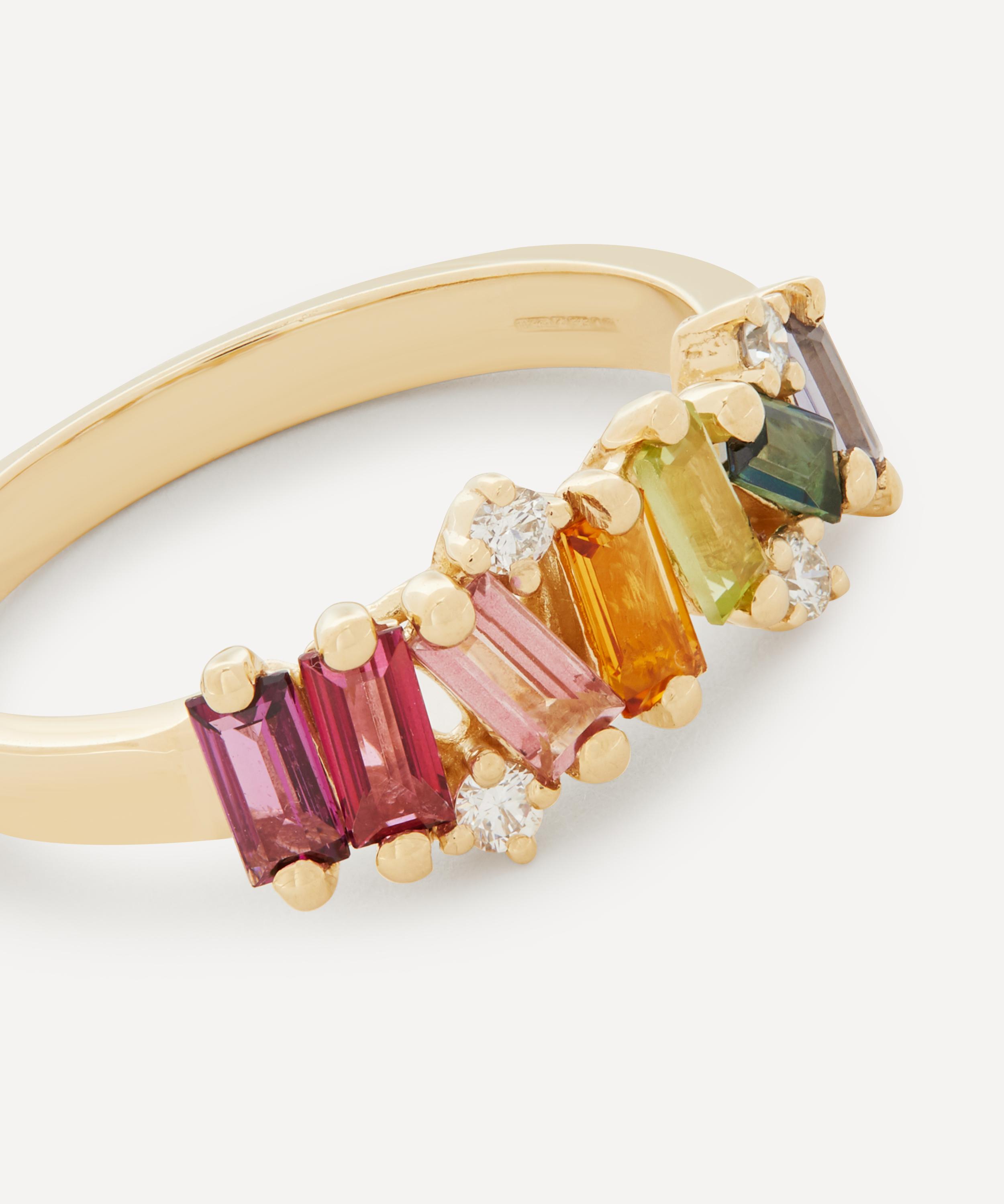 Suzanne Kalan - Gold Fireworks Multi-Stone Ring image number 3