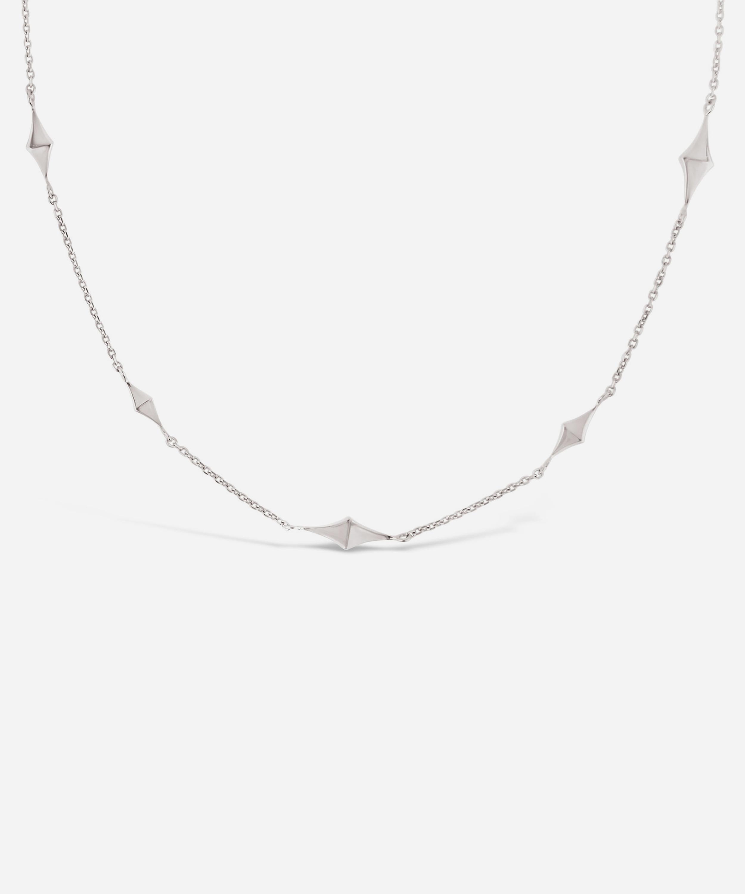 mame kurogouchi Glass Necklace - clear-