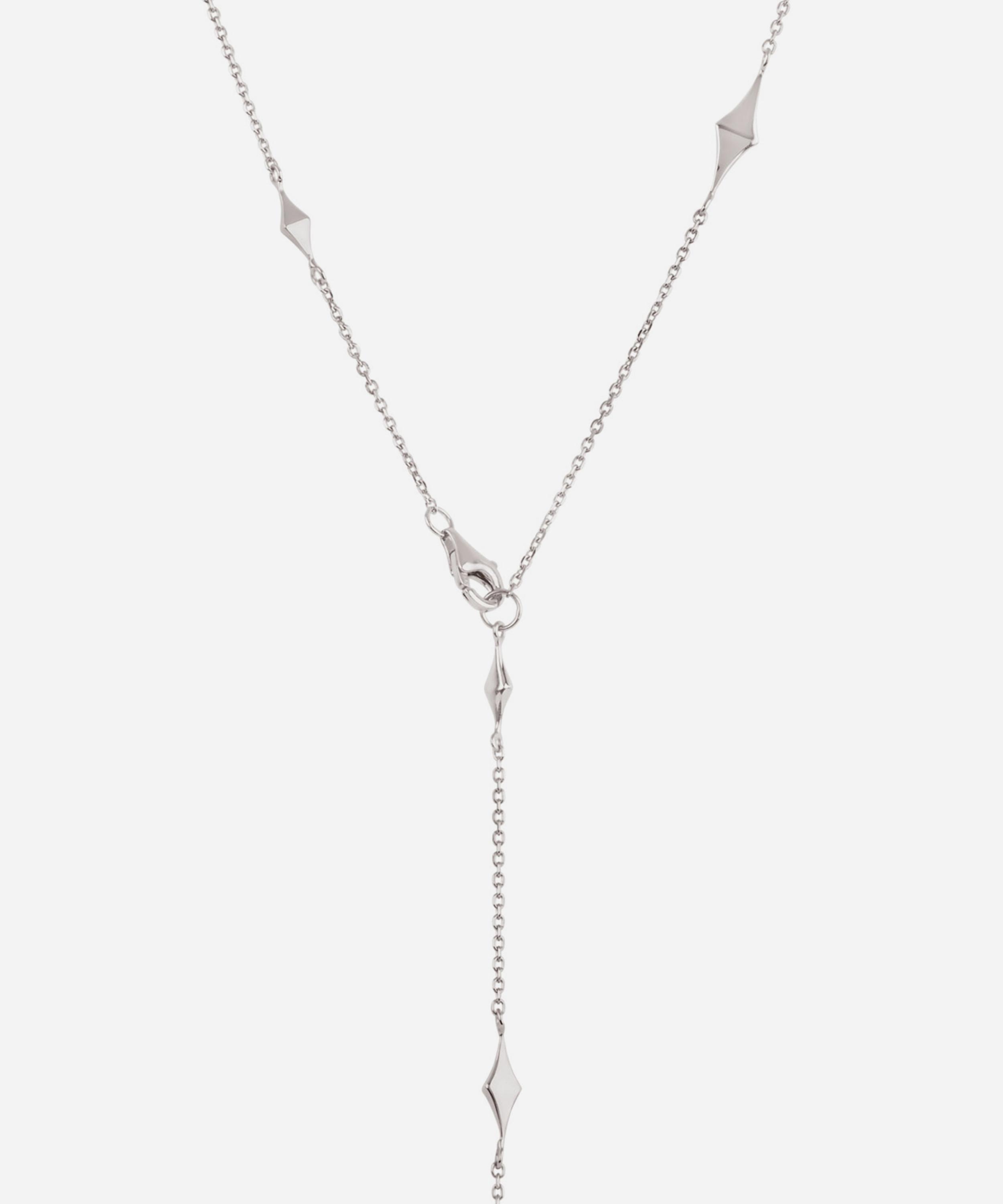 Dinny Hall - Silver Almaz Long Multi-Way Charm Necklace image number 