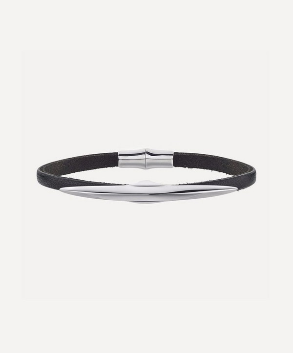 Shaun Leane - Silver Arc Leather Bracelet image number null