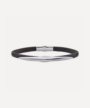 Shaun Leane - Silver Arc Leather Bracelet image number 0
