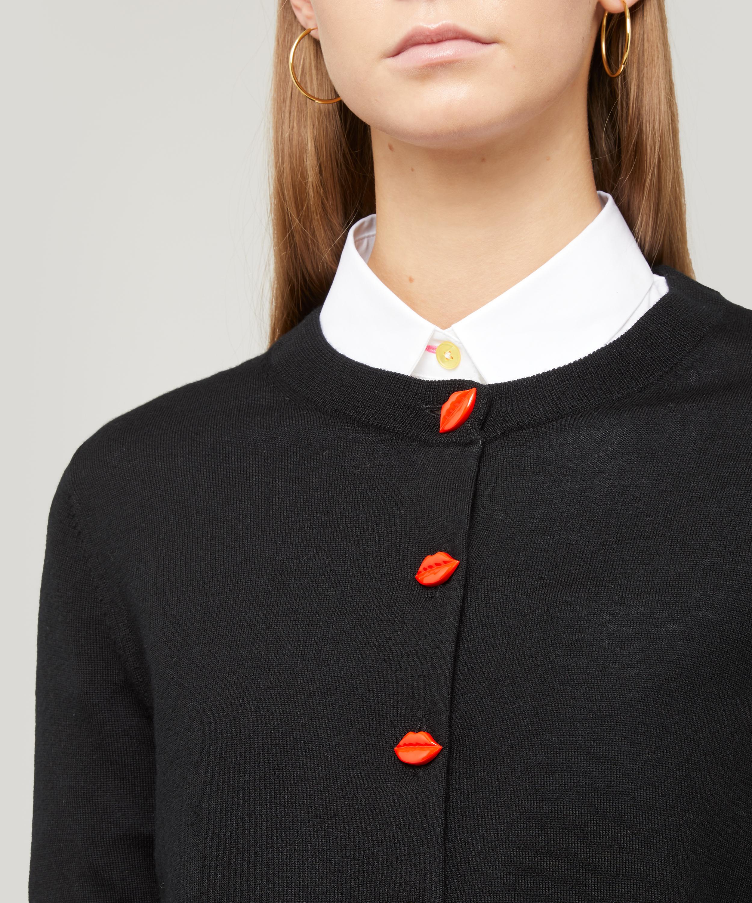 paul smith lips cardigan