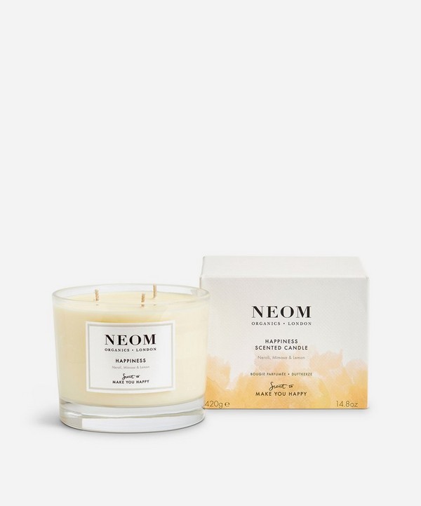 NEOM Organics - Happiness Three-Wick Scented Candle 420g image number null