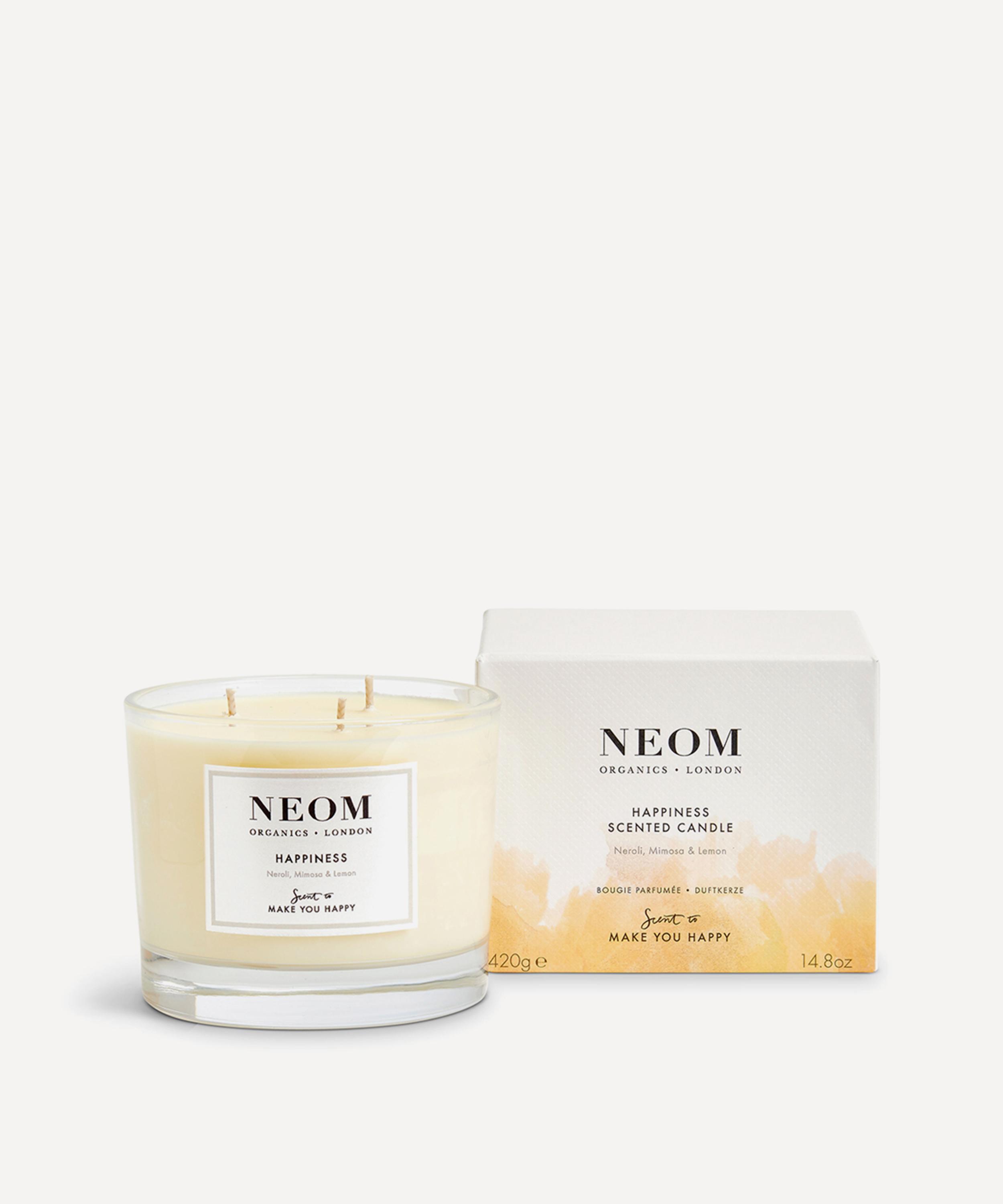 NEOM Wellbeing London - Happiness Three-Wick Scented Candle 420g image number 0