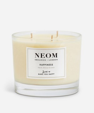 NEOM Organics - Happiness Three-Wick Scented Candle 420g image number 2