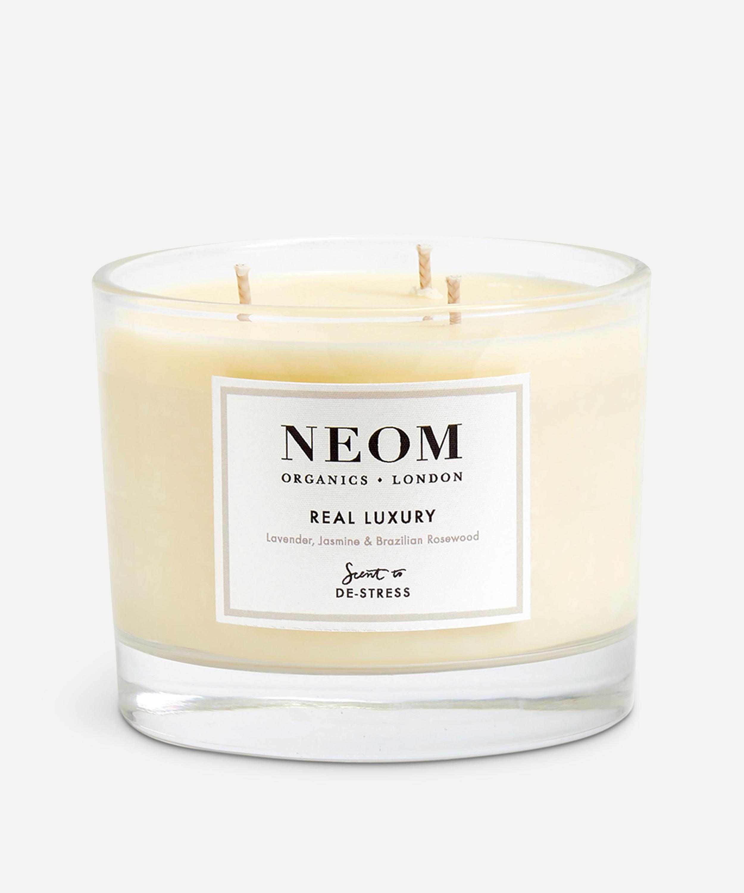 NEOM Wellbeing London - Real Luxury Three-Wick Scented Candle 420g image number 2