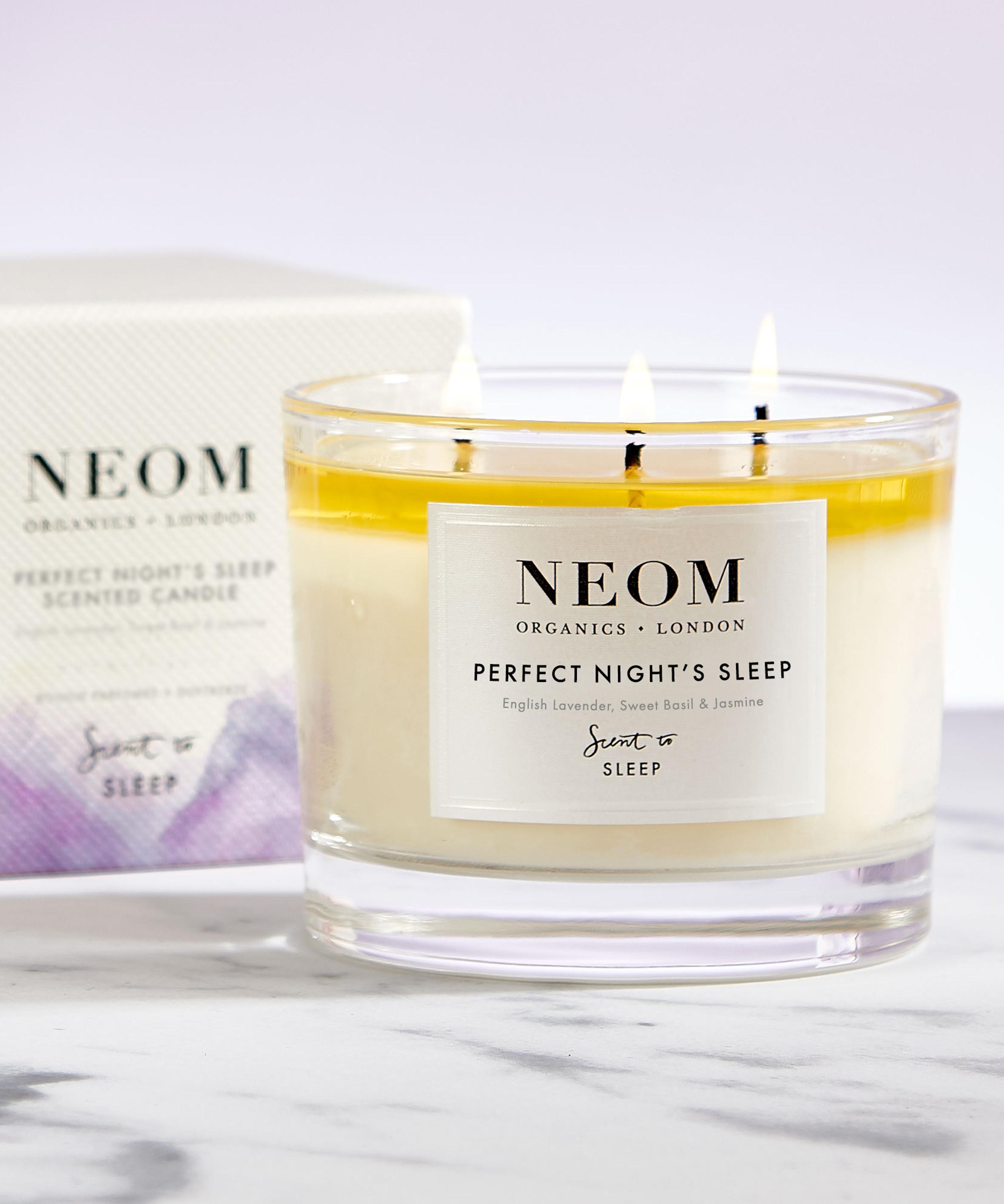 NEOM Wellbeing London - Perfect Night's Sleep Three-Wick Scented Candle 420g image number 1