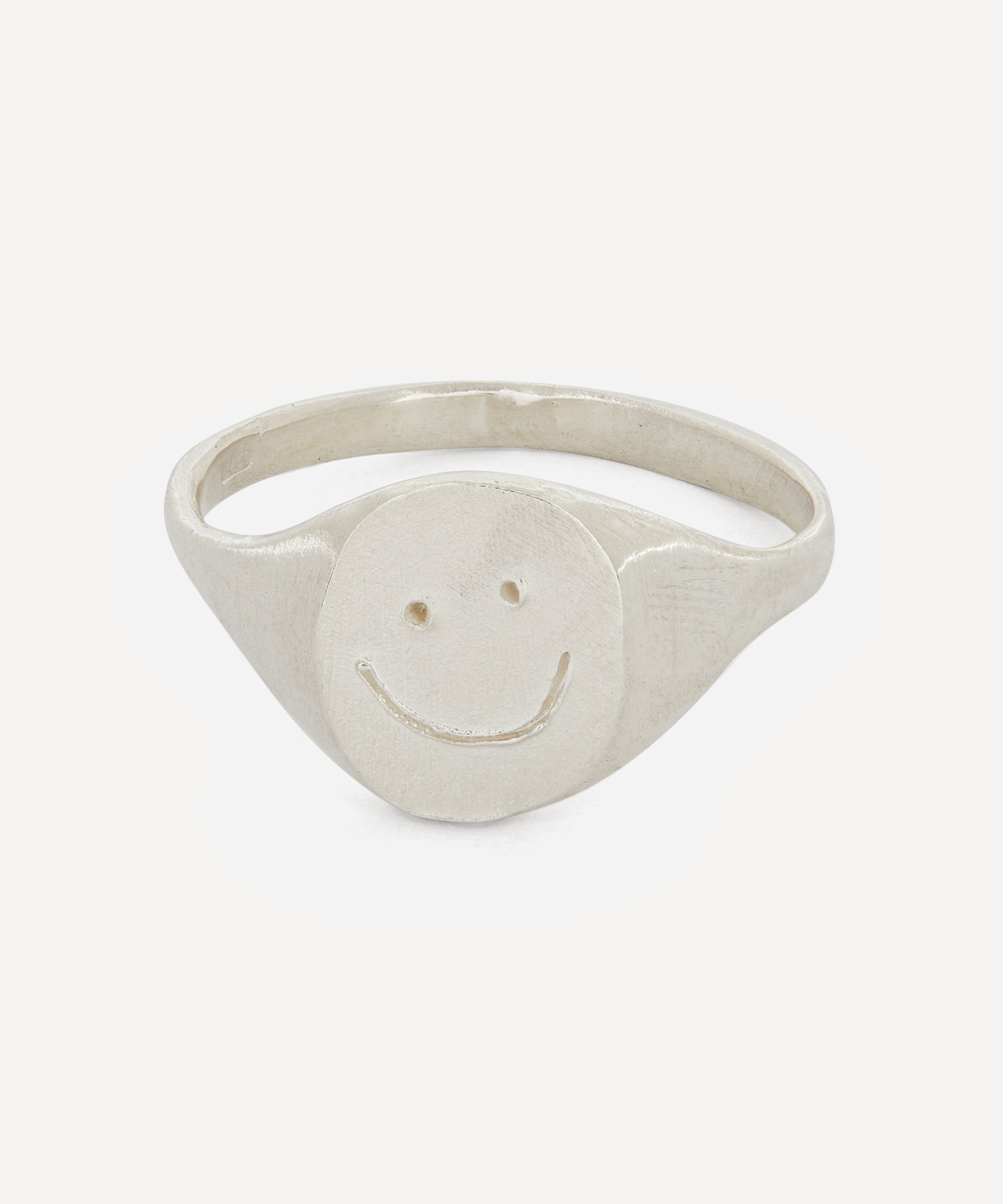 Seb Brown - Sterling Silver Happy Face Signet Ring