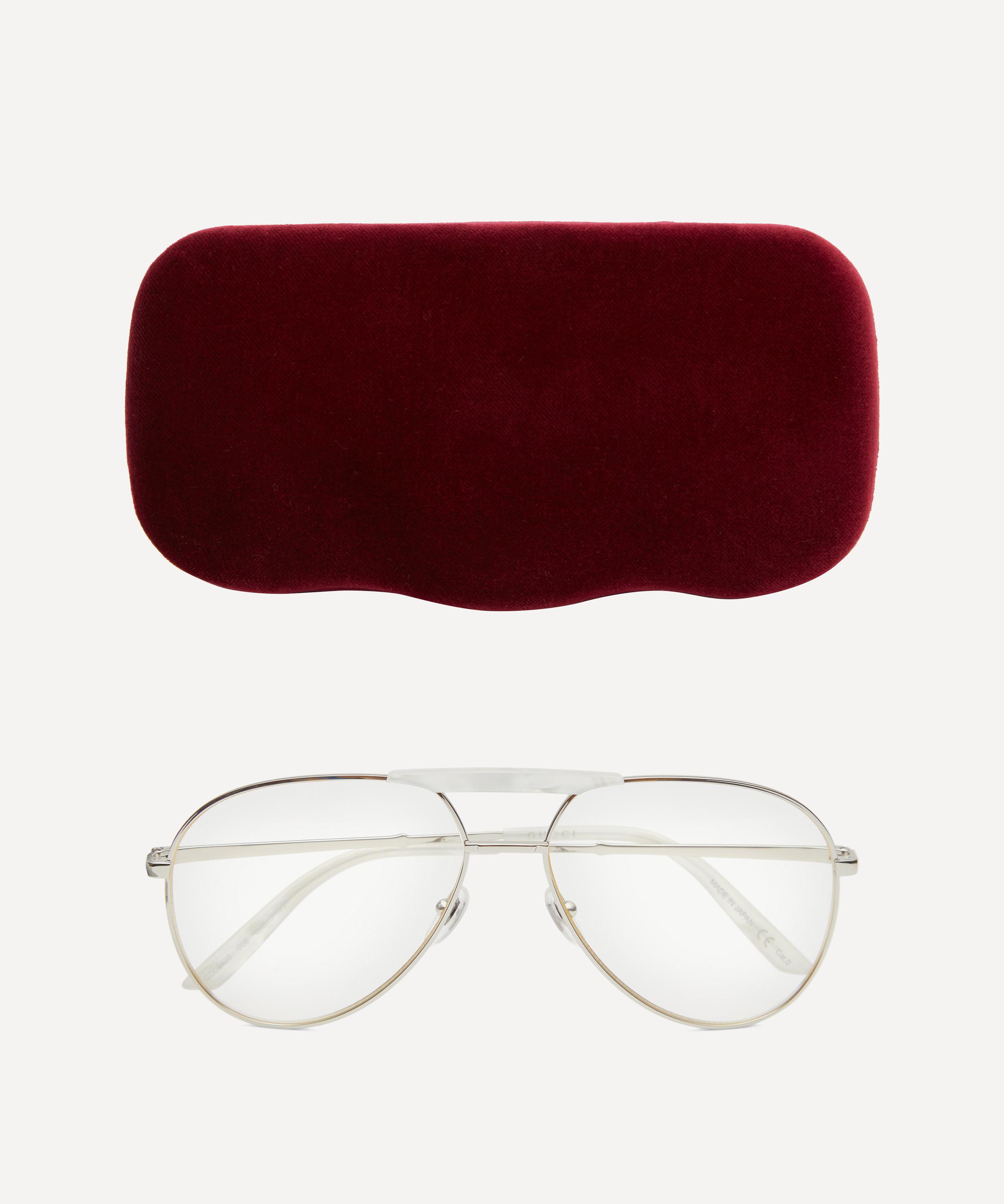 gucci aviator optical glasses