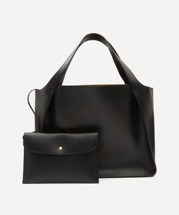 Stella McCartney - Stella Logo Faux Leather Tote Bag image number null