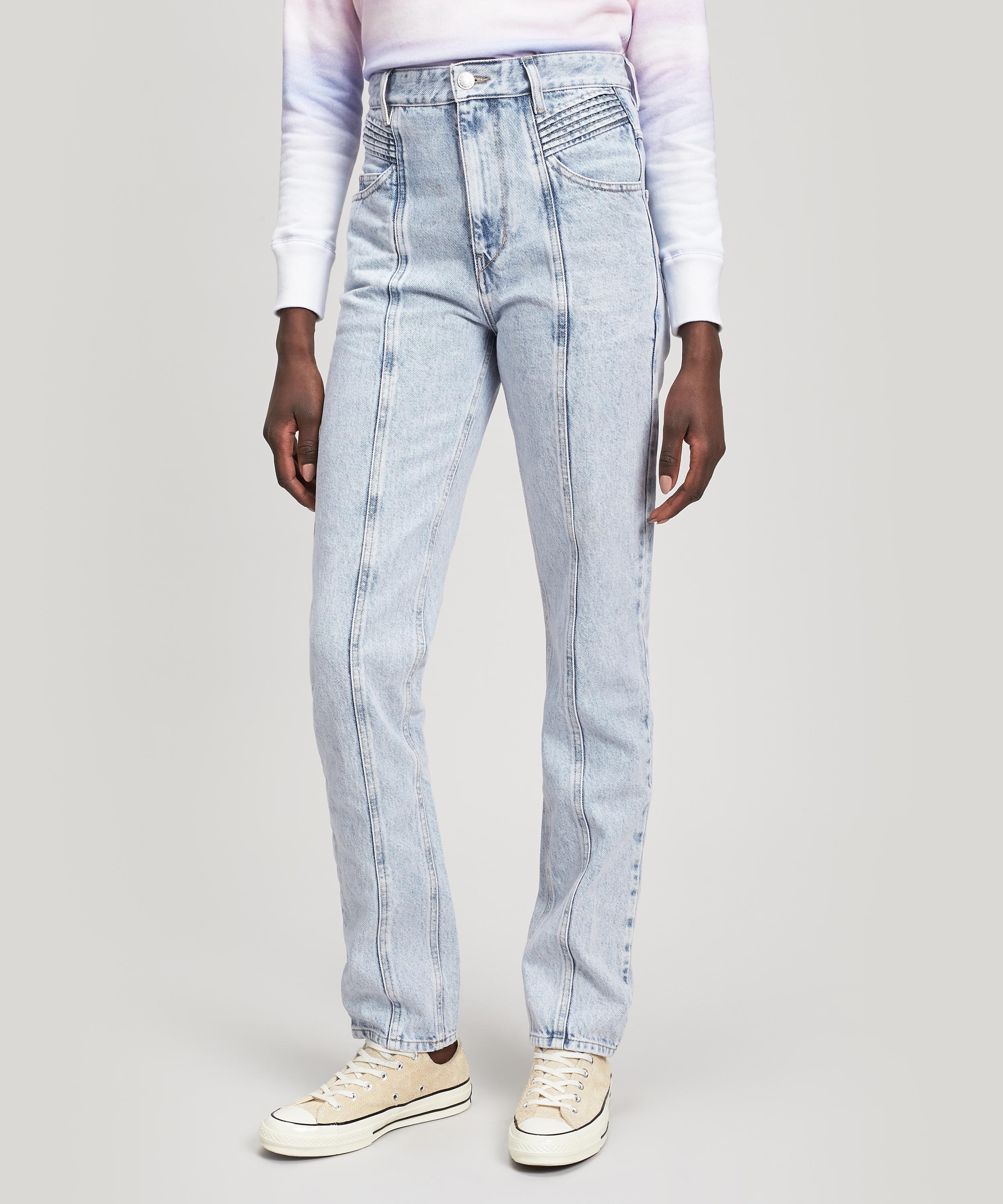 isabel marant acid wash jeans