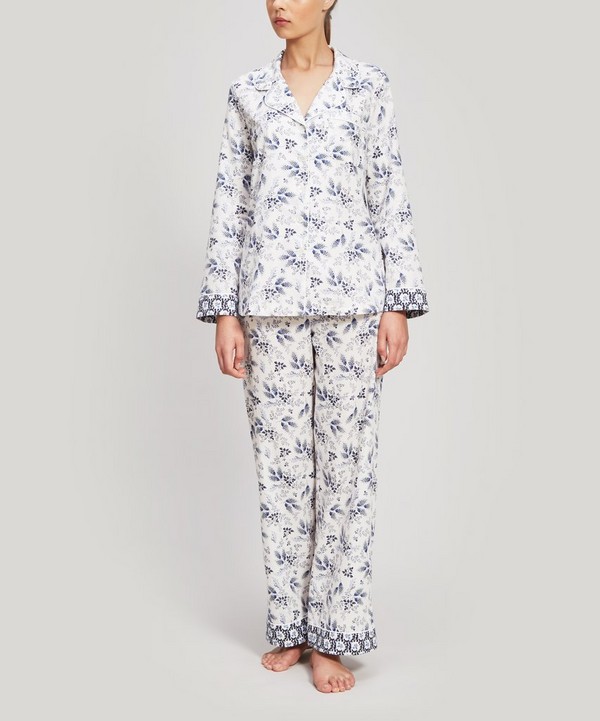 Liberty - Dorothea and Eleonora Brushed Cotton Pyjama Set image number null