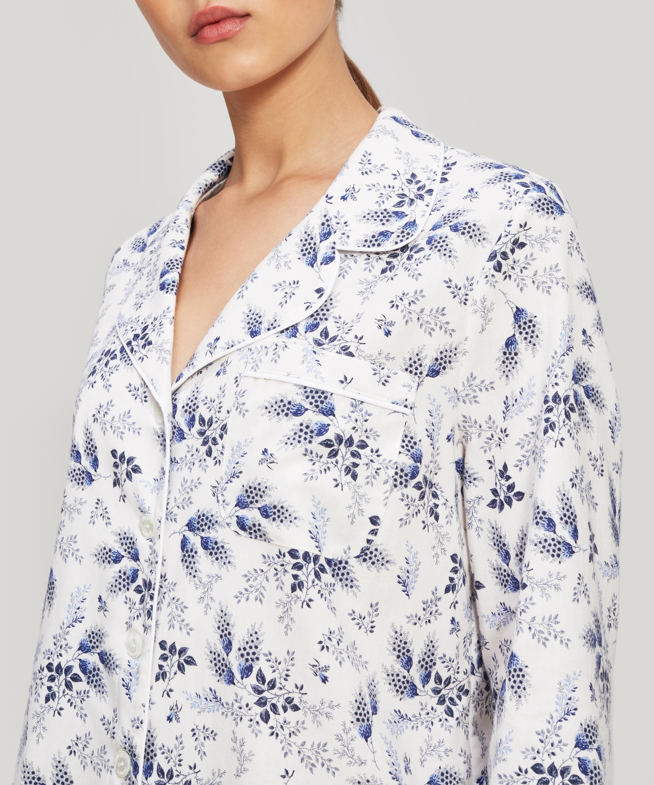 Liberty - Dorothea and Eleonora Brushed Cotton Pyjama Set image number 2