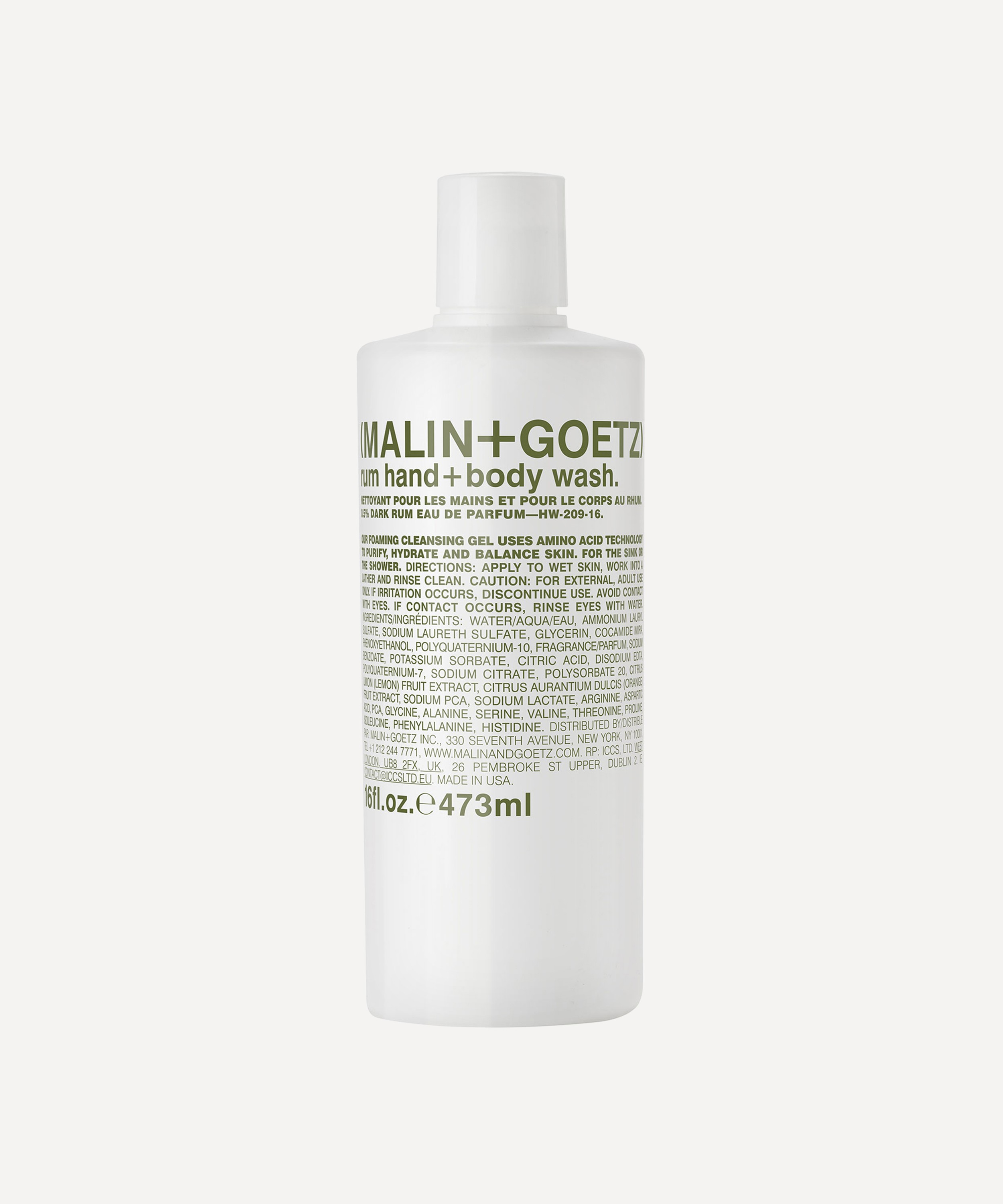 MALIN+GOETZ - Rum Hand and Body Wash 473ml image number 0
