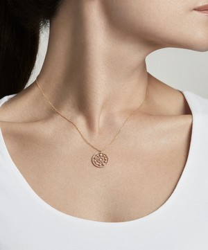 Astley Clarke - Gold Medium Icon Nova Diamond Pendant Necklace image number 1
