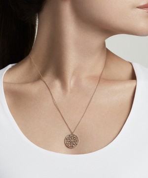 Astley Clarke - Gold Large Icon Nova Diamond Pendant Necklace image number 1