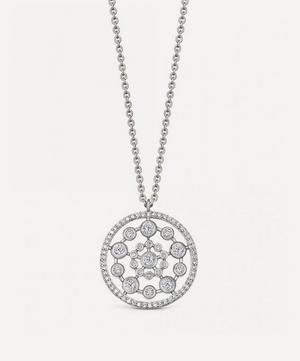 Astley Clarke - White Gold Medium Icon Nova Diamond Pendant Necklace image number 0