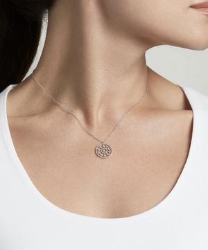 Astley Clarke - White Gold Medium Icon Nova Diamond Pendant Necklace image number 1