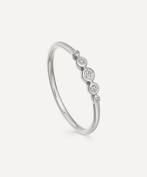 Astley Clarke - White Gold Mini Icon Nova Diamond Ring image number 0