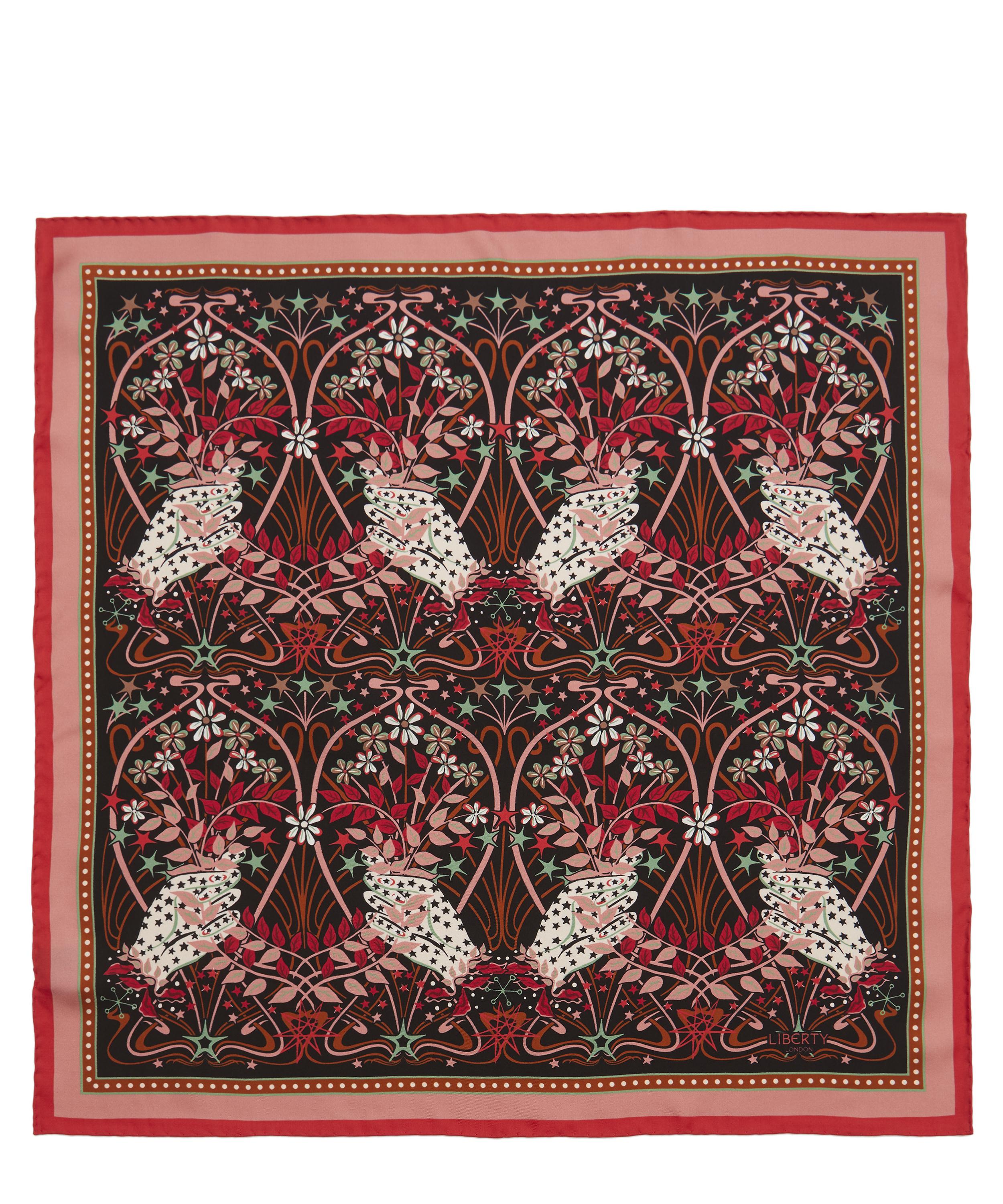 Liberty - Ianthe Valentine 70 x 70cm Silk Twill Scarf image number 0