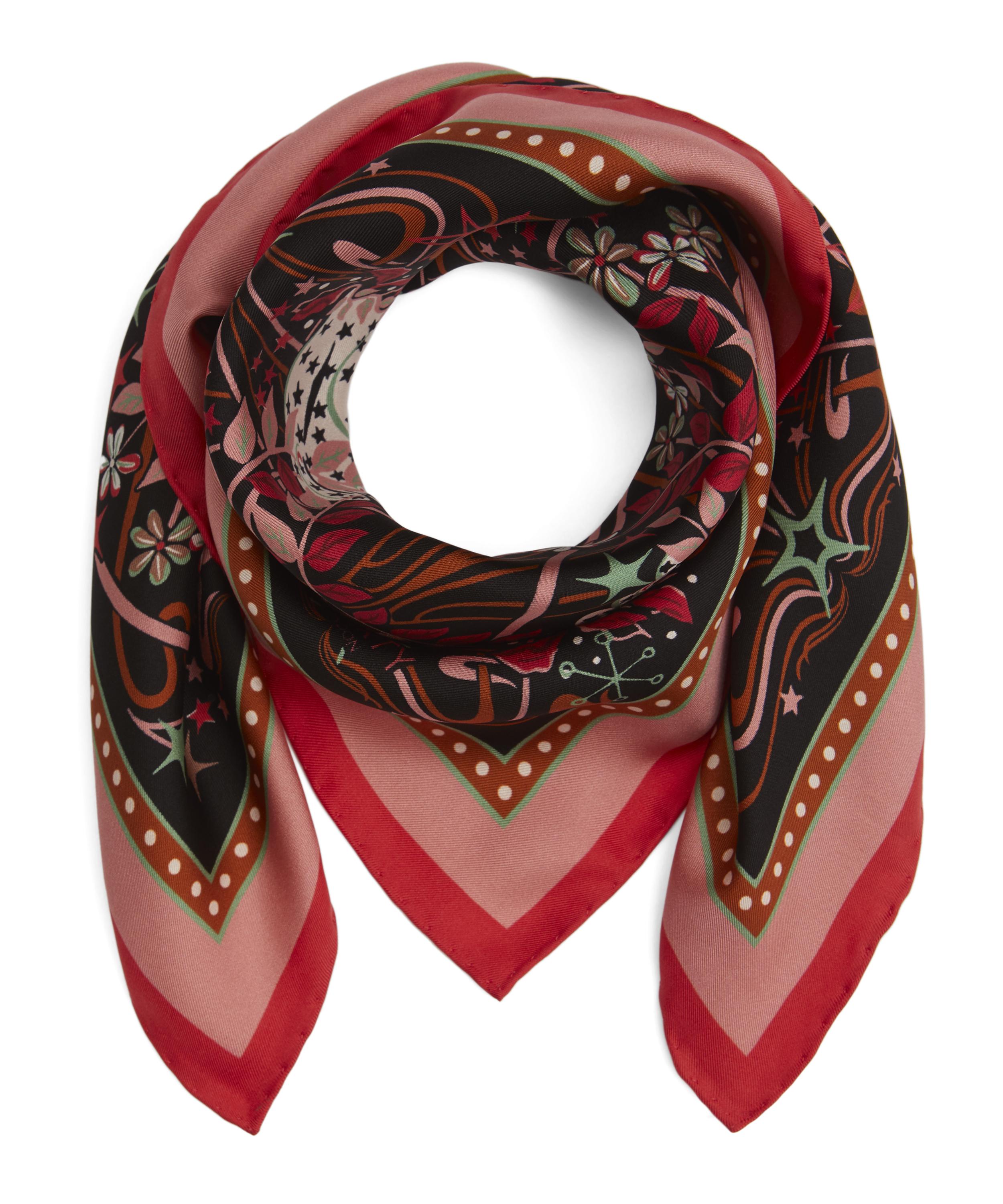 Liberty - Ianthe Valentine 70 x 70cm Silk Twill Scarf image number 1