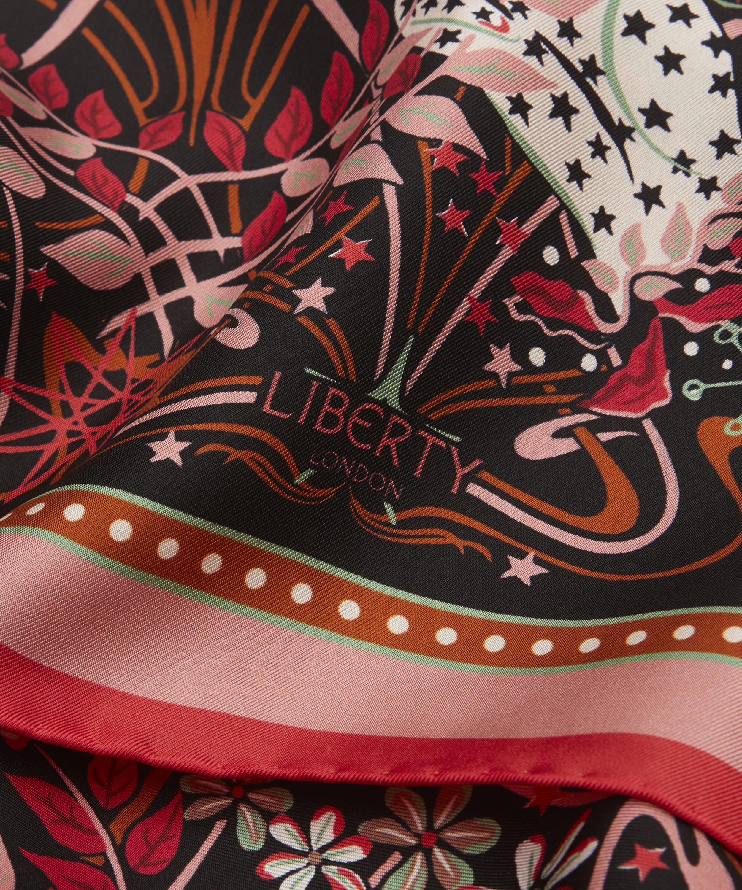 Liberty - Ianthe Valentine 70 x 70cm Silk Twill Scarf image number 3