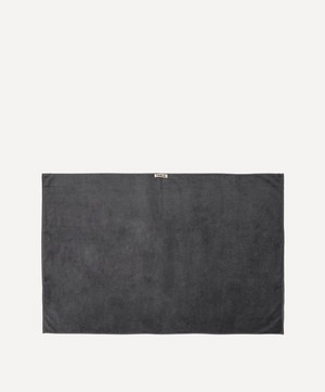 Tekla - Organic Cotton Bath Sheet in Charcoal Grey image number 0