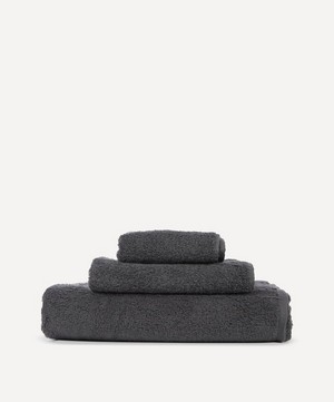 Tekla - Organic Cotton Bath Sheet in Charcoal Grey image number 1