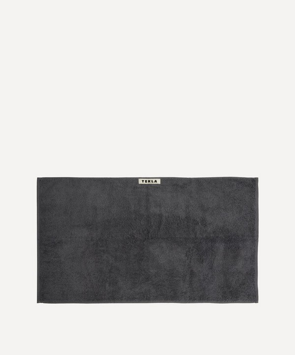 Tekla - Organic Cotton Hand Towel in Charcoal Grey image number null