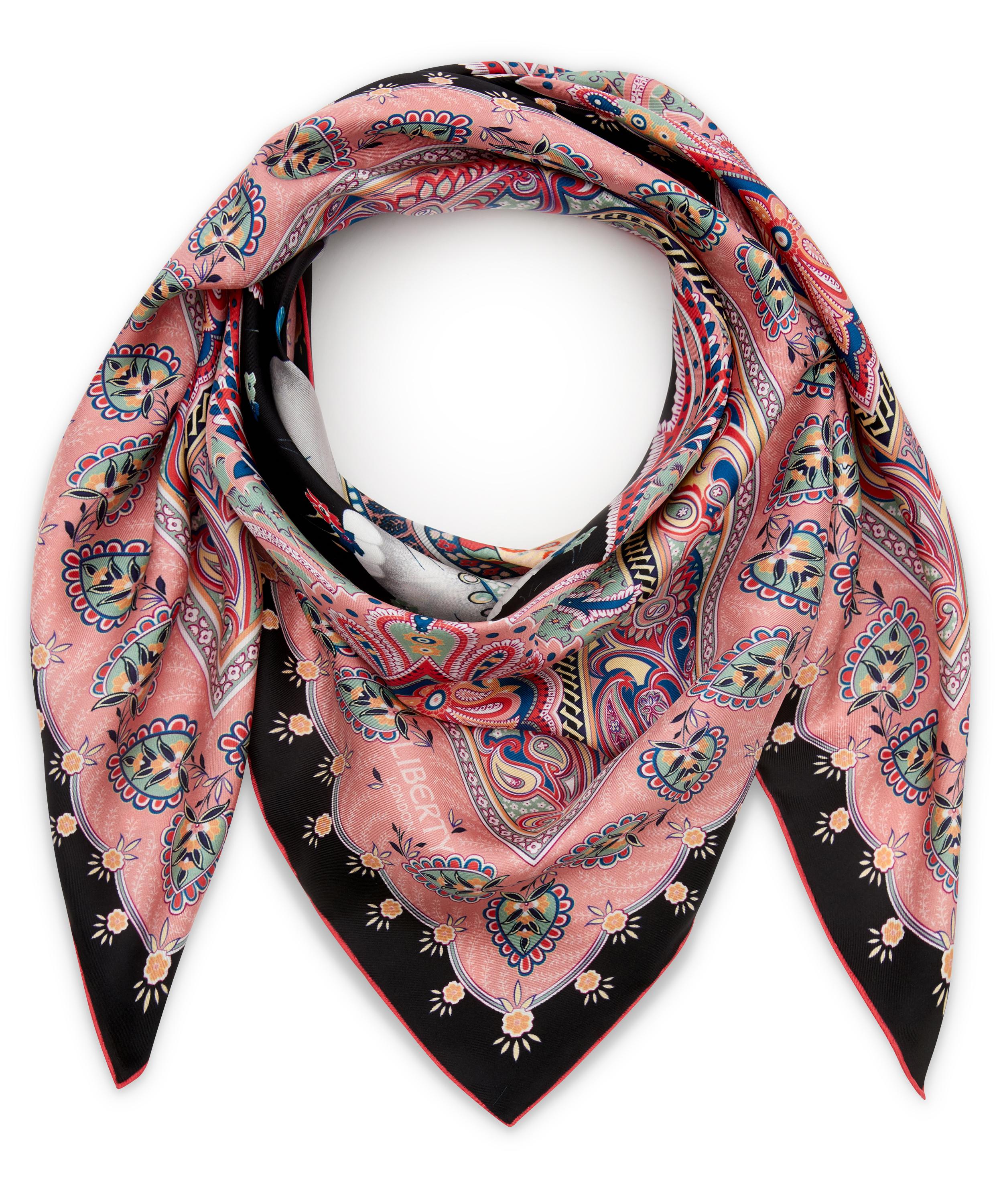 Liberty - Hathi 90 x 90cm Silk Twill Scarf image number 1