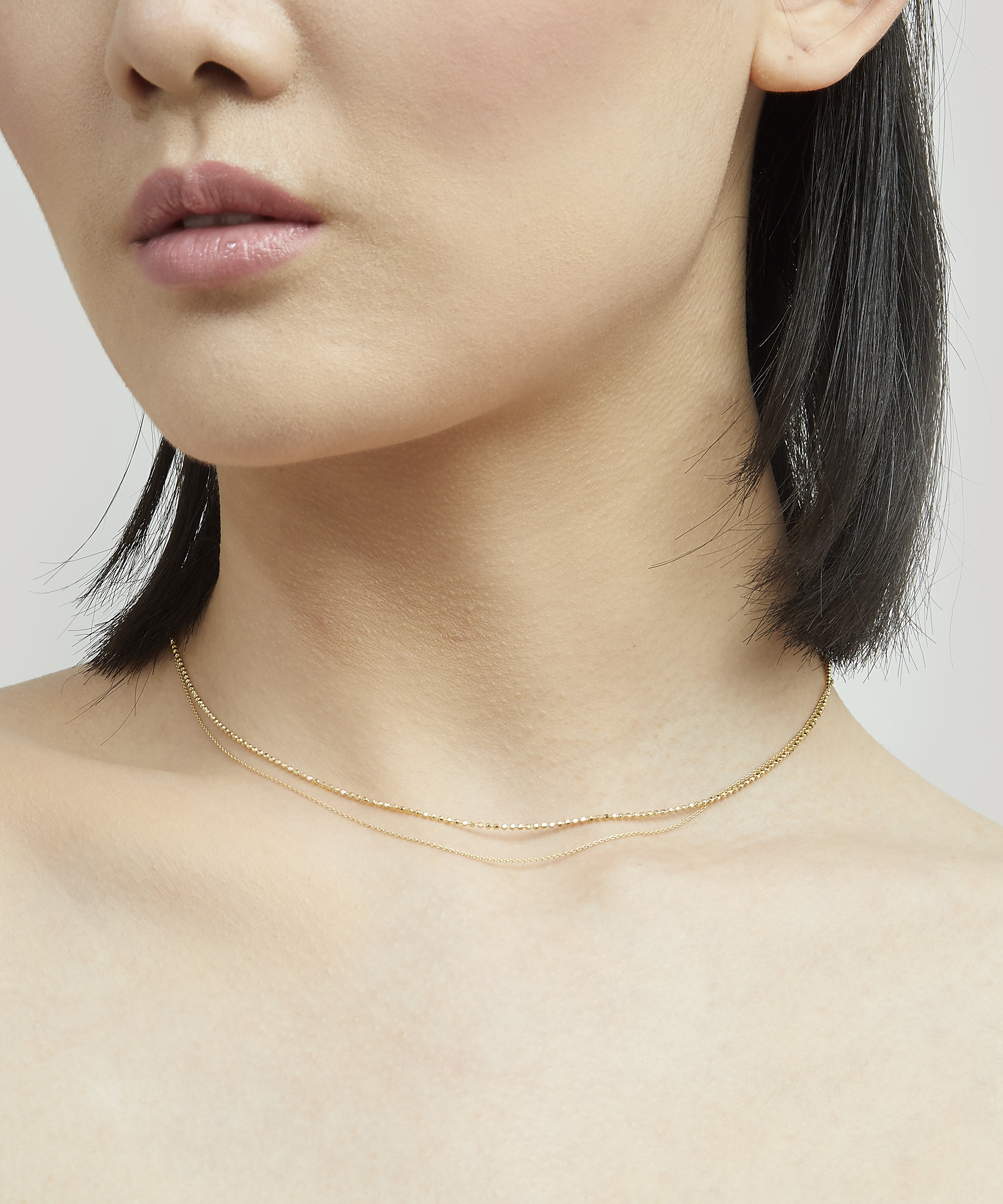 Satomi Kawakita - Gold Rippling Necklace image number 1